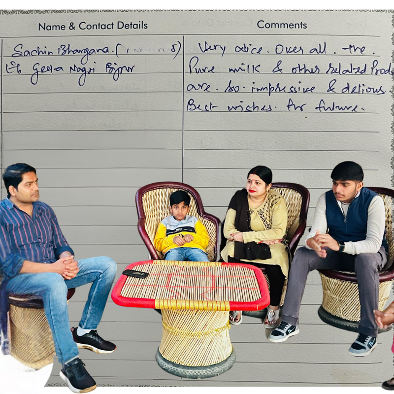 Mr Sachin Bhargava and his family